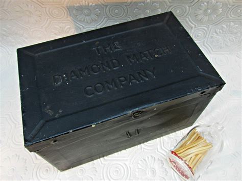 diamond match company metal box|The Diamond Match Company Box for sale .